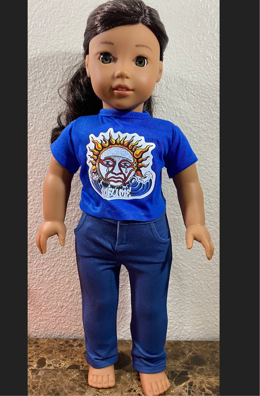 18 inch doll t-shirt Sublime