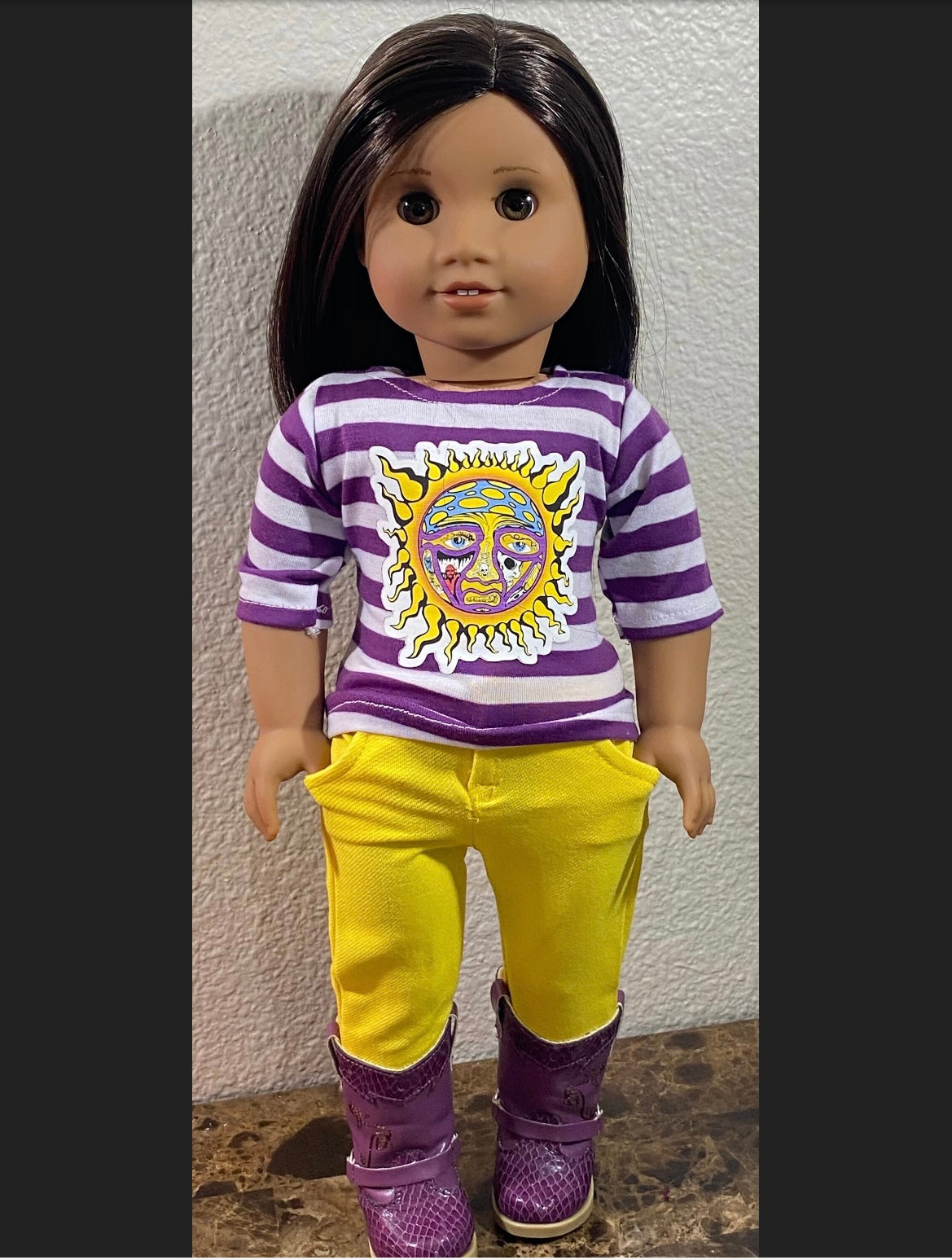 Cute 2pc 80’s doll retro outfit